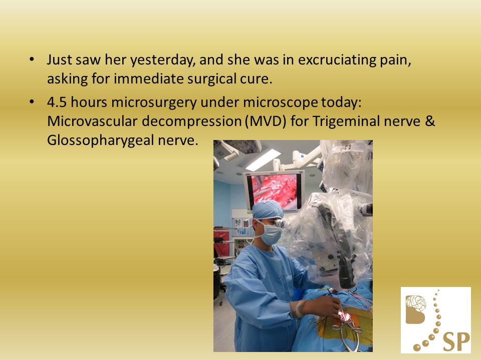 Trigeminal Neuralgia Surgeon Case