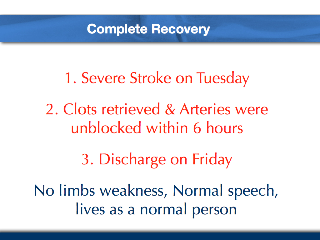 Acute Stroke Recovery Case